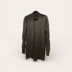 Athleta Charcoal Open Front Cardigan